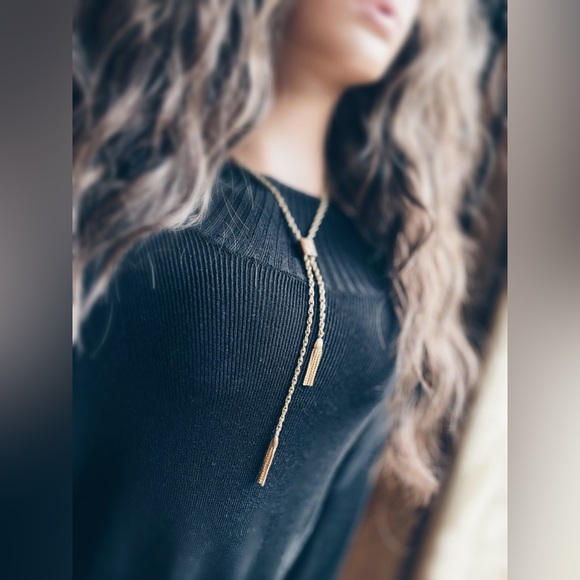 Necklace Vintage WRE Lariat - Picture 7 of 9